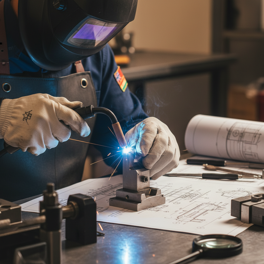 Soudure précise et plan technique, expertise d'un soudeur intérim européen.